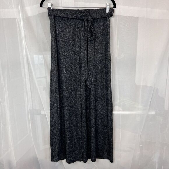 Bobeau wide leg casual wide leg gaucho pants MD belted relaxed lagenlook boho - Picture 1 of 11